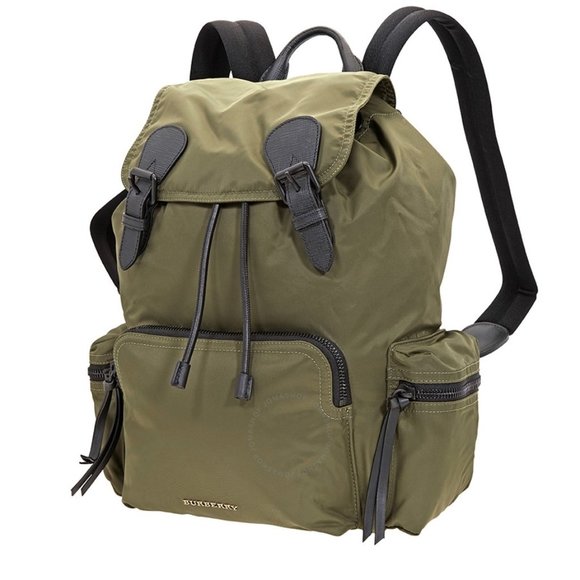 Burberry Large Rucksack in Nylon and Leather - Picture 1 of 9